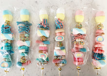 Load image into Gallery viewer, Gender Reveal Candy Sparklers- 4 pack
