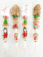 Load image into Gallery viewer, Frosty Holiday Candy Sparklers — 4 pack
